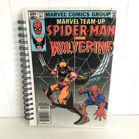 Vintage Other - Vintage comic book Wolverine handmade journal
